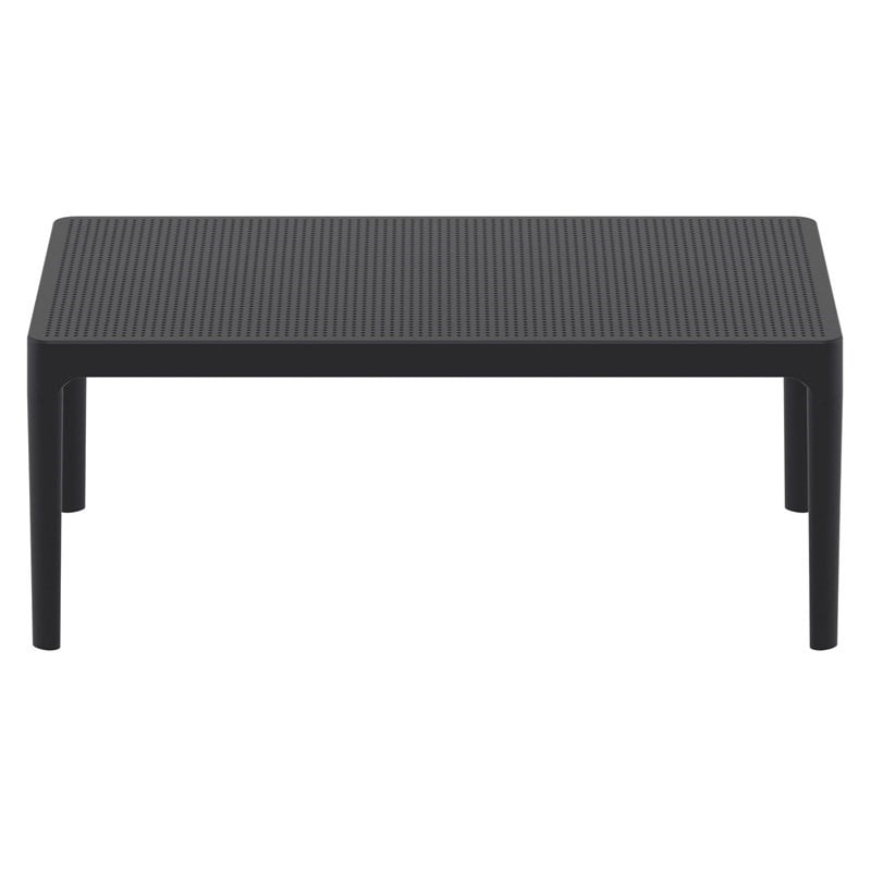 Compamia Sky Patio Coffee Table in Black