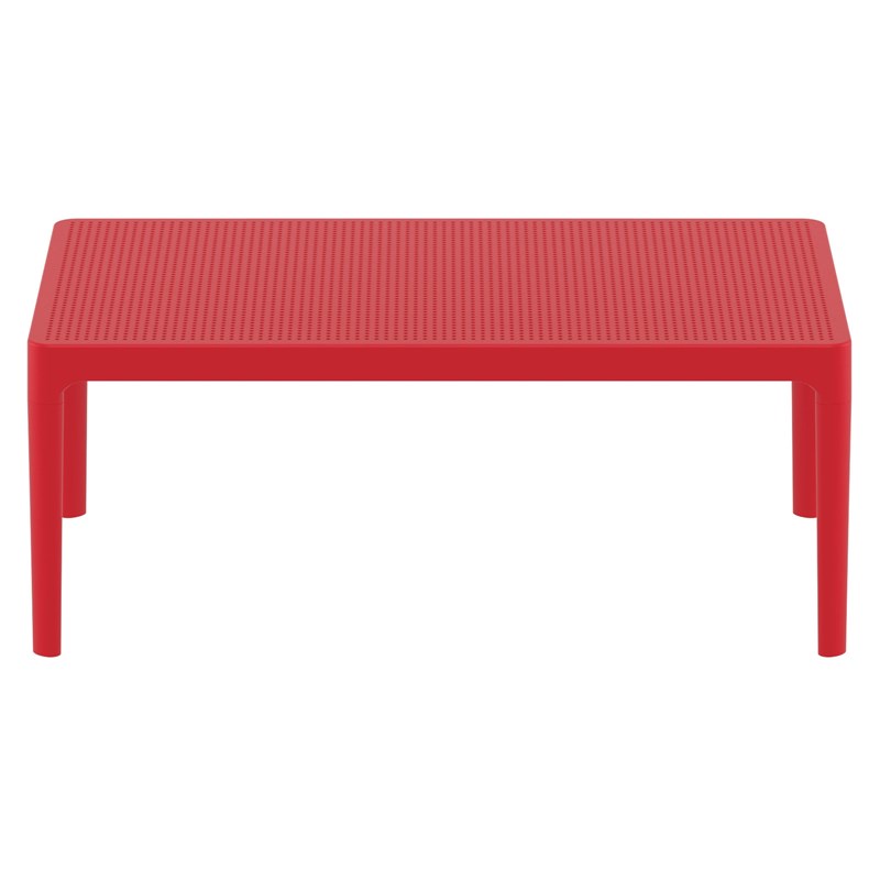 Compamia Sky Patio Coffee Table in Red