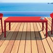 Compamia Sky Patio Coffee Table in Red