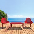 Compamia Sky Patio Coffee Table in Red