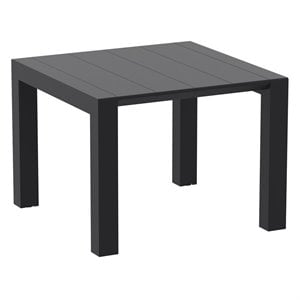 Compamia Vegas 55&quot Extendable Patio Dining Table in Black