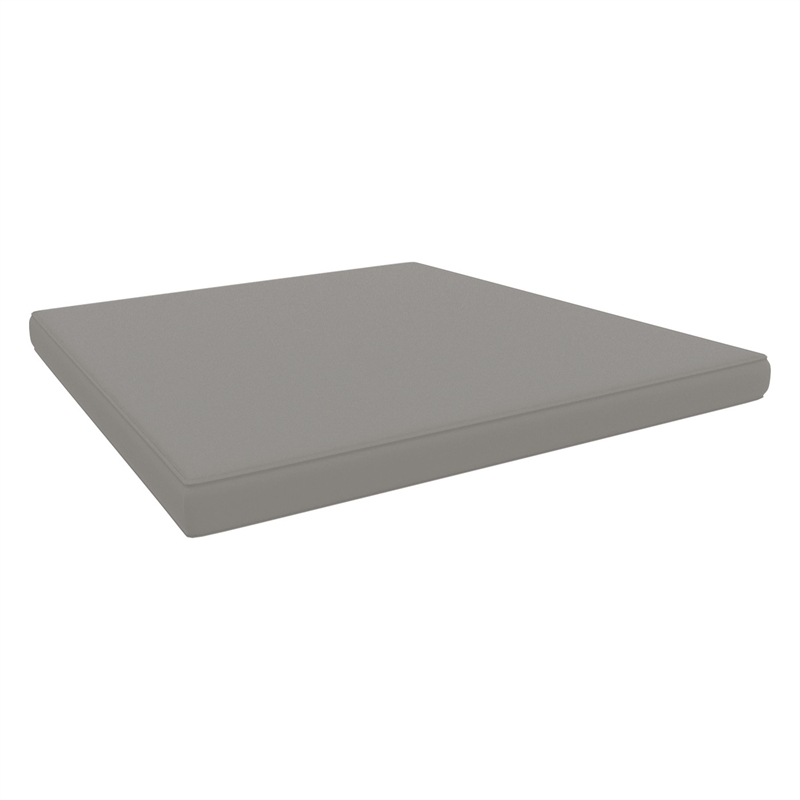 Artemis XL Club 7 Piece Patio Set in Taupe with Acrylic Fabric Taupe Cushions