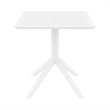 Sky Square Table 27 inch White