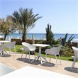 Sky Square Table 27 inch White