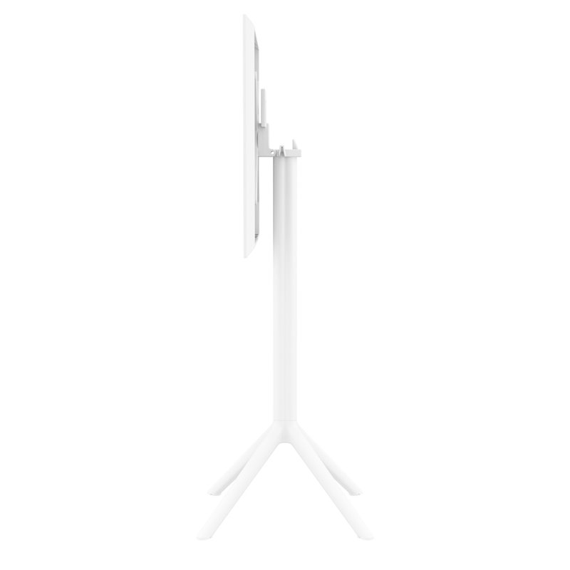 Sky 24 inch Square Folding Bar Table in White finish