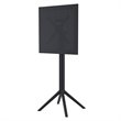 Sky 24 inch Square Folding Bar Table in Black finish