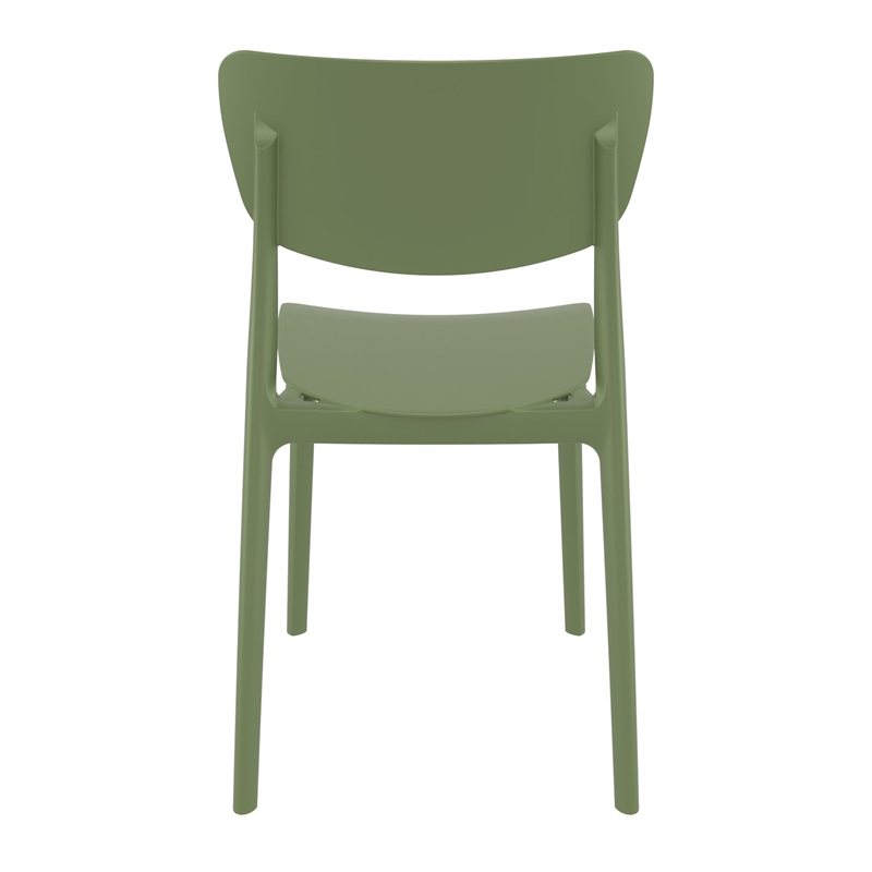 Compamia Monna Outdoor Dining Chair in Olive Green