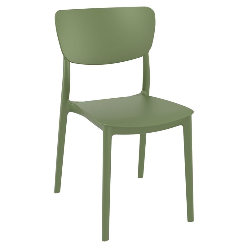 Compamia Monna Outdoor Dining Chair in Olive Green