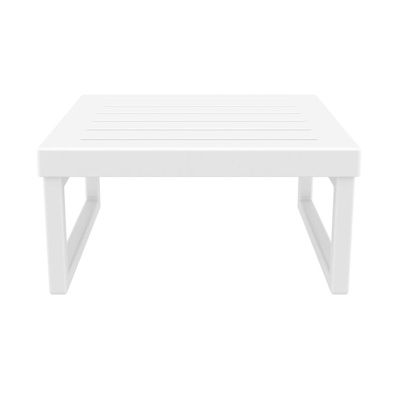 Mykonos Square Coffee Table White