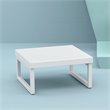 Mykonos Square Coffee Table White