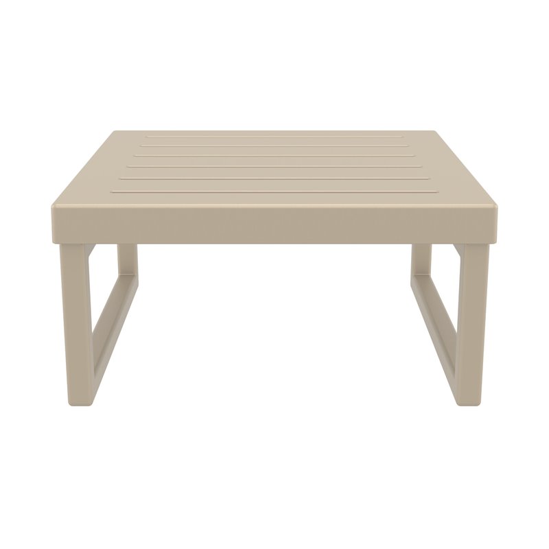 Compamia Mykonos Square Coffee Table in Taupe finish