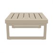 Compamia Mykonos Square Coffee Table in Taupe finish