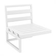 Compamia Mykonos Extension White with Acrylic Fabric Natural Cushion