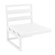 Compamia Mykonos Extension White with Acrylic Fabric Taupe Cushion