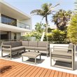 Compamia Mykonos Extension Taupe with Acrylic Fabric Taupe Cushion