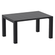 Air XL Extension Dining Set 5 Piece Black