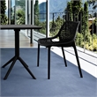 Compamia Air Bistro Set 3 Piece Black