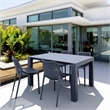 Compamia Air Extension 5 Piece Dining Set Dark Gray