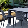 Compamia Air Extension 5 Piece Dining Set Dark Gray