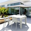 Compamia 5 Piece Air Extension Dining Set in White