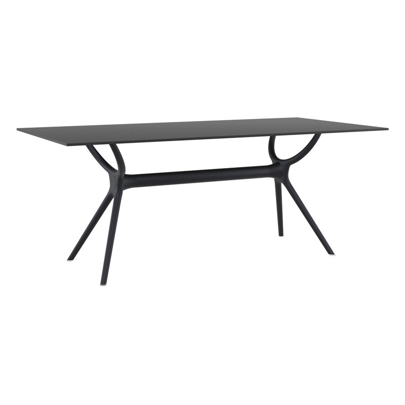 Compamia Miranda Dining Set with 6 Chairs Black
