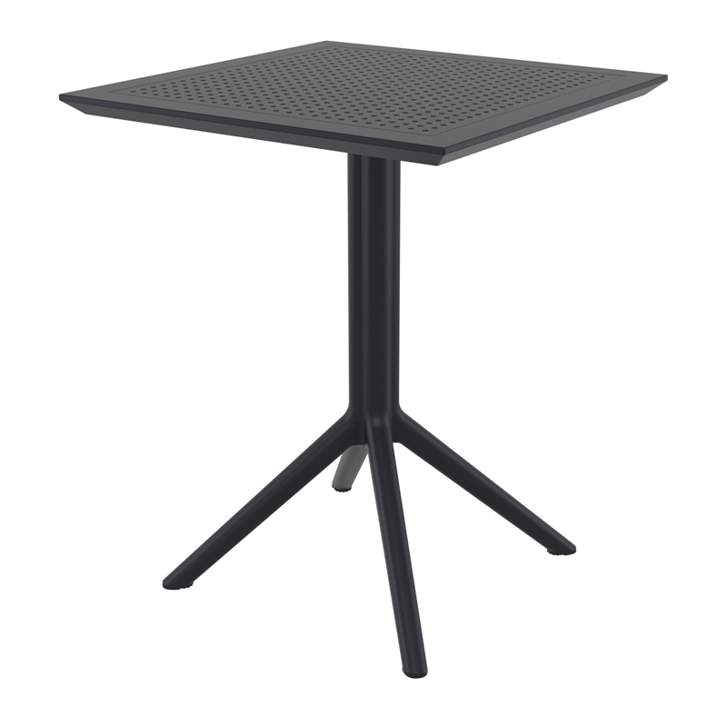 Compamia Marie 3 Piece Bistro Set in Black