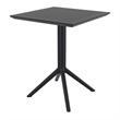 Compamia Marie 3 Piece Bistro Set in Black
