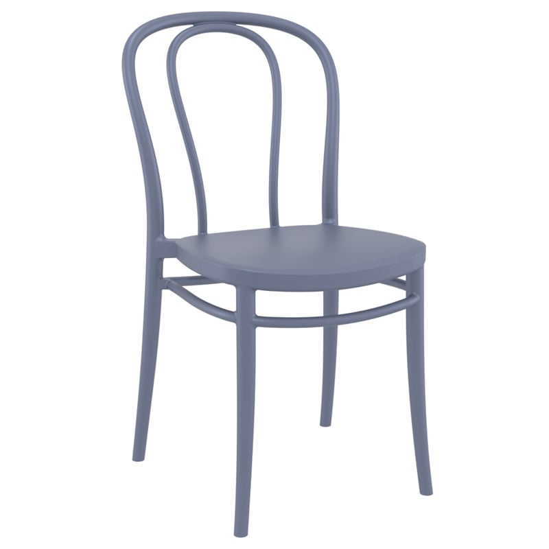 Compamia Victor Resin Outdoor Chair Dark Gray