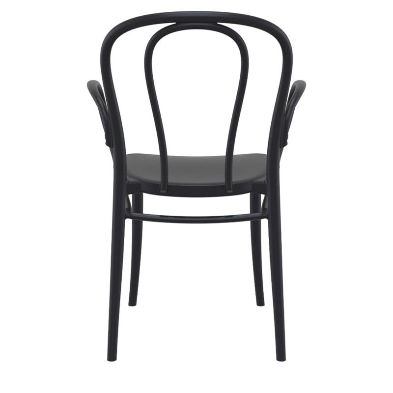 Compamia Victor XL Resin Outdoor Arm Chair Black