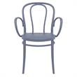 Compamia Victor XL Resin Outdoor Arm Chair Dark Gray
