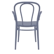 Compamia Victor XL Resin Outdoor Arm Chair Dark Gray