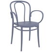 Compamia Victor XL Resin Outdoor Arm Chair Dark Gray