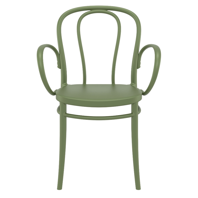 Compamia Victor XL Resin Outdoor Arm Chair Olive Green