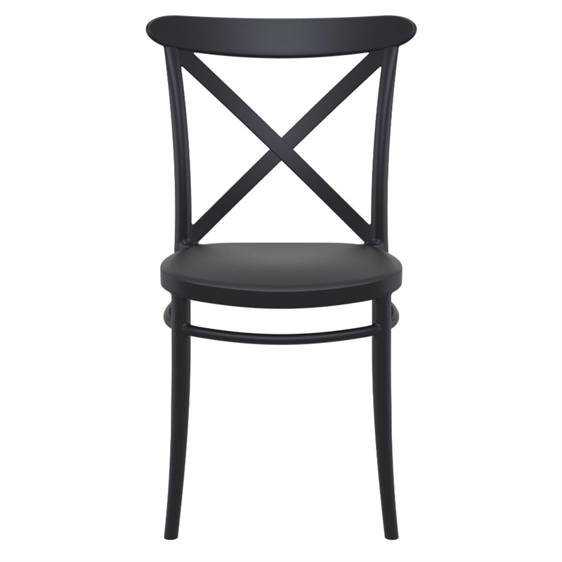 Compamia Cross Resin Outdoor Chair Black