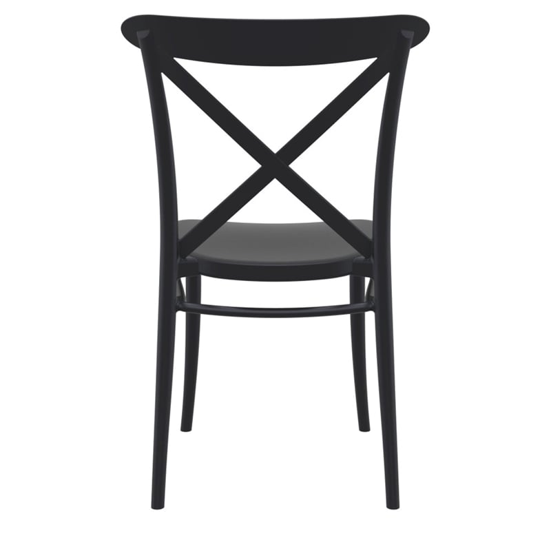 Compamia Cross Resin Outdoor Chair Black