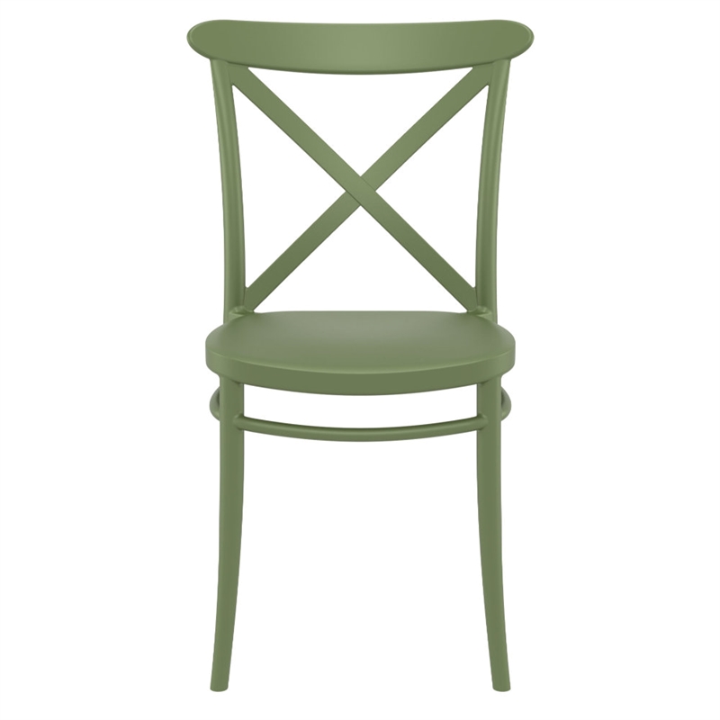 Compamia Cross Resin Outdoor Chair Olive Green