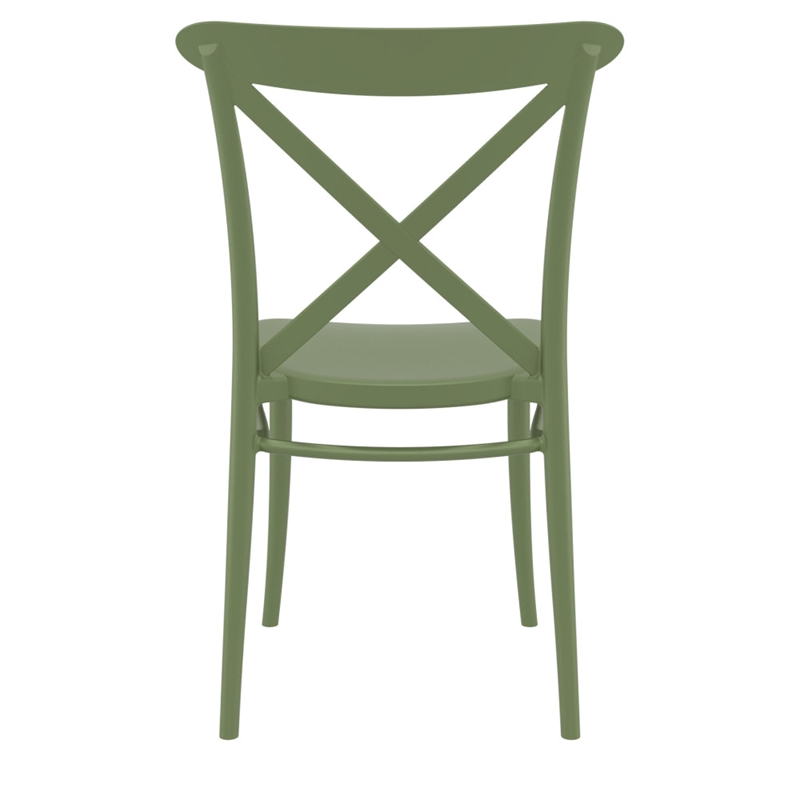 Compamia Cross Resin Outdoor Chair Olive Green