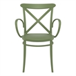 Compamia Cross XL Resin Outdoor Arm Chair Olive Green