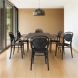 Compamia Marcel Contemporary XL Resin Indoor/Outdoor Arm Chair Black