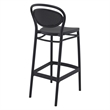 Compamia Marcel Contemporary Resin Indoor Outdoor Bar Stool Black
