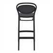 Compamia Marcel Contemporary Resin Indoor Outdoor Bar Stool Black