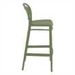 Compamia Marcel Contemporary Resin Indoor/Outdoor Bar Stool Olive Green