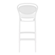 Compamia Marcel Contemporary Resin Indoor/Outdoor Bar Stool White
