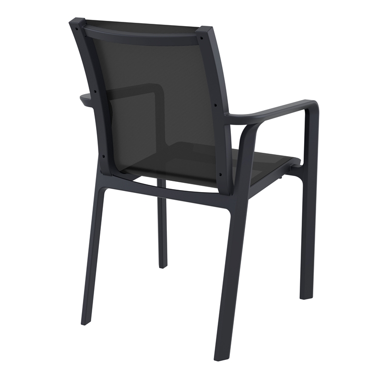 Compamia Pacific Sling Arm Chair in Black