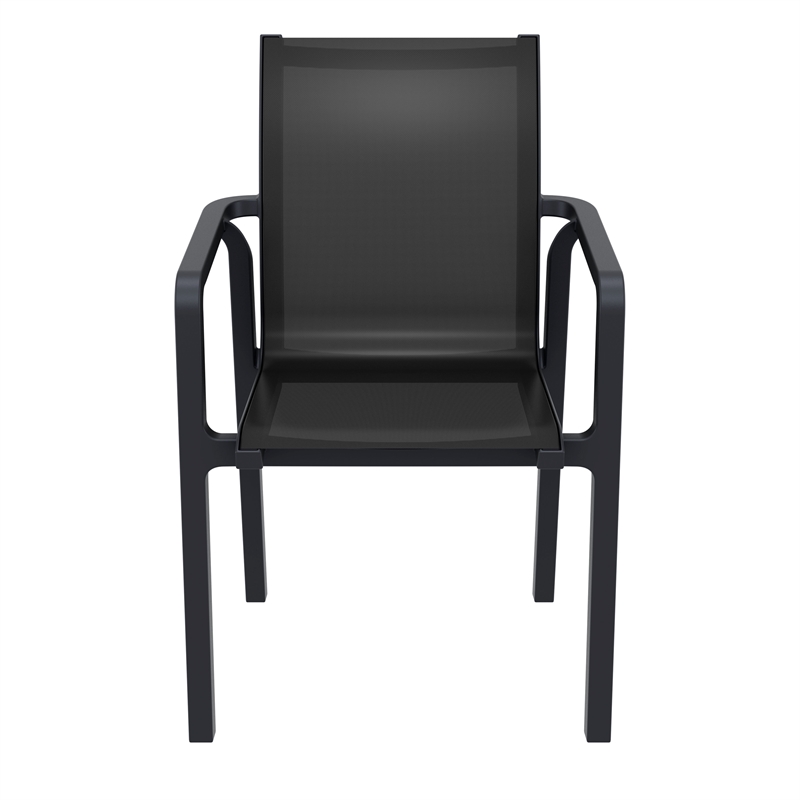 Compamia Pacific Sling Arm Chair in Black