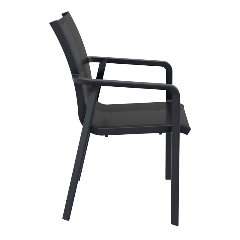 Compamia Pacific Sling Arm Chair in Black