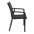 Compamia Pacific Sling Arm Chair in Black