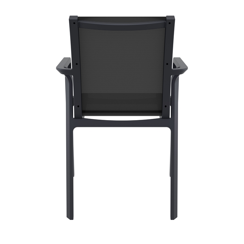 Compamia Pacific Sling Arm Chair in Black