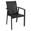 Compamia Pacific Sling Arm Chair in Black