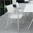 Compamia Pacific Sling Arm Chair in White